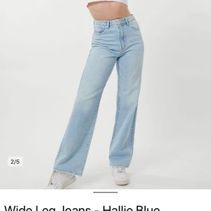 wide/straight leg jeans